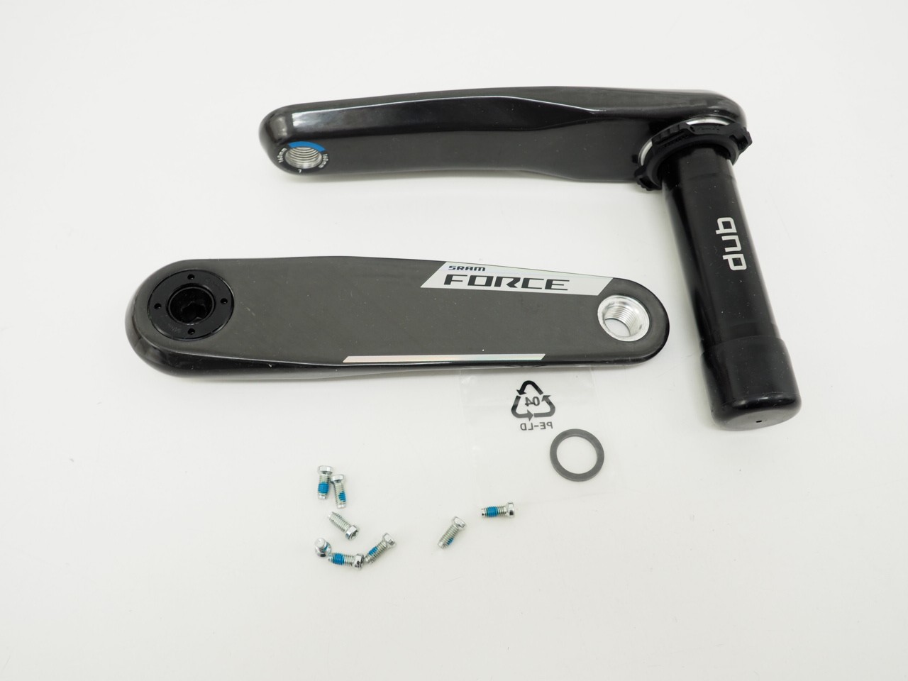 New! Sram Force E1 DUB Crank Arm Set Road Bike w/o Chainrings 160mm Carbon