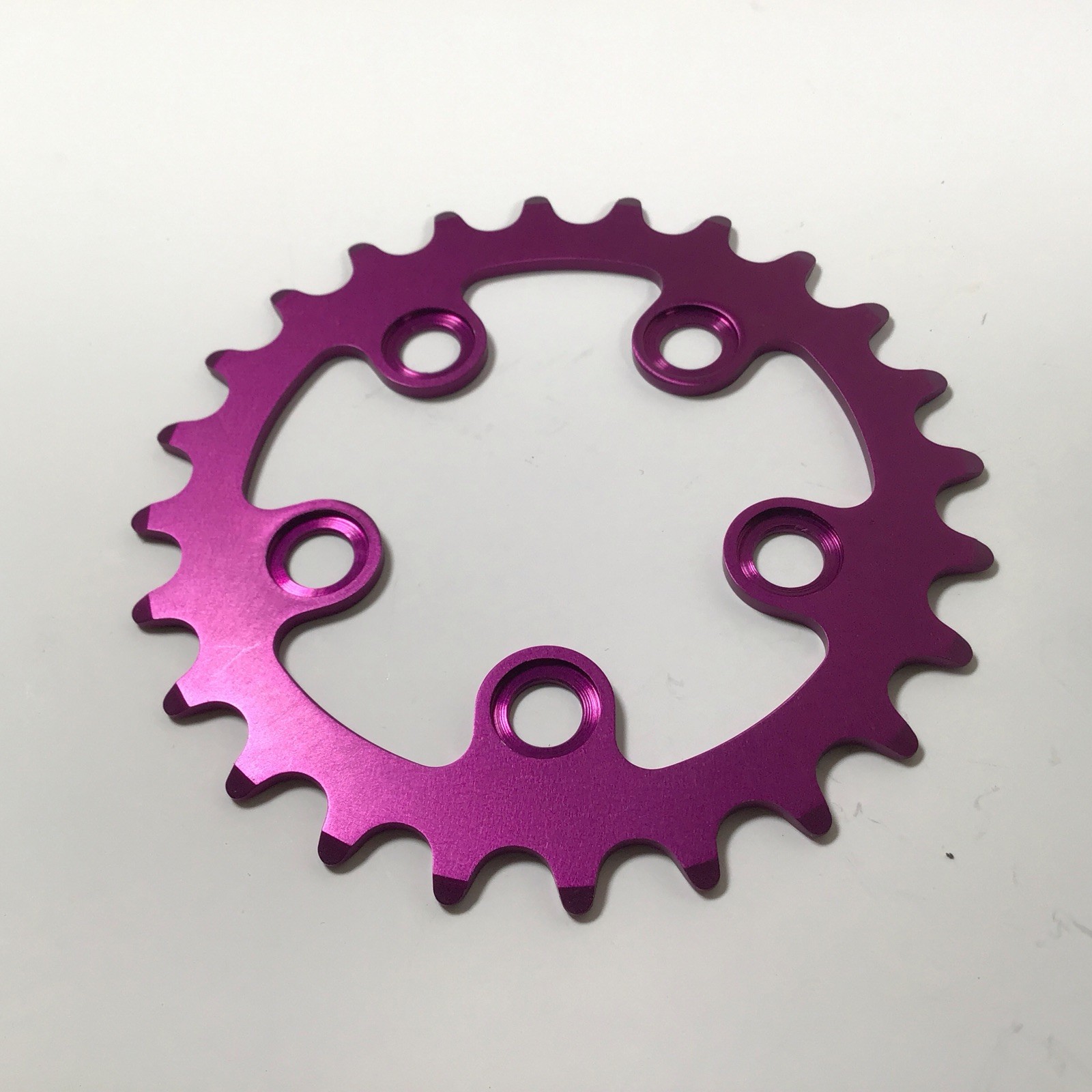 Cook Bros. Racing Inner Chainring 58mm BCD 24T 3DV Purple NOS Alloy Vintage MTB