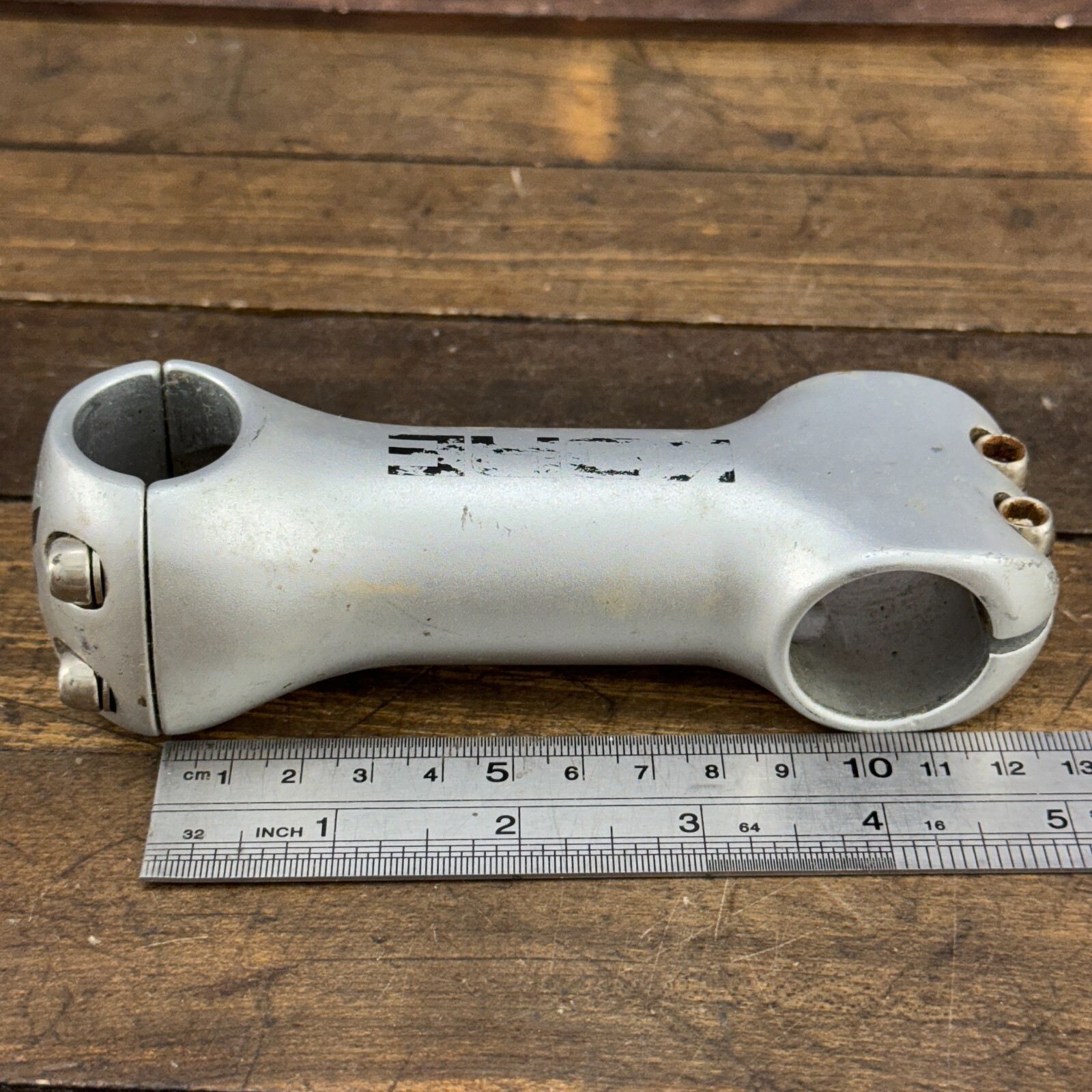 Vintage KORE Stem 1 1/8 Threadless 100 mm Mountain 2000s MTB 3 Bolt Silver A3