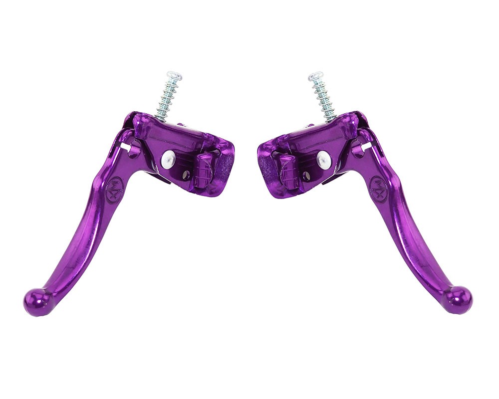 MX Old School Vintage BMX Bike Alloy Brake Lever Set 2-Finger Fixie Track Bikes