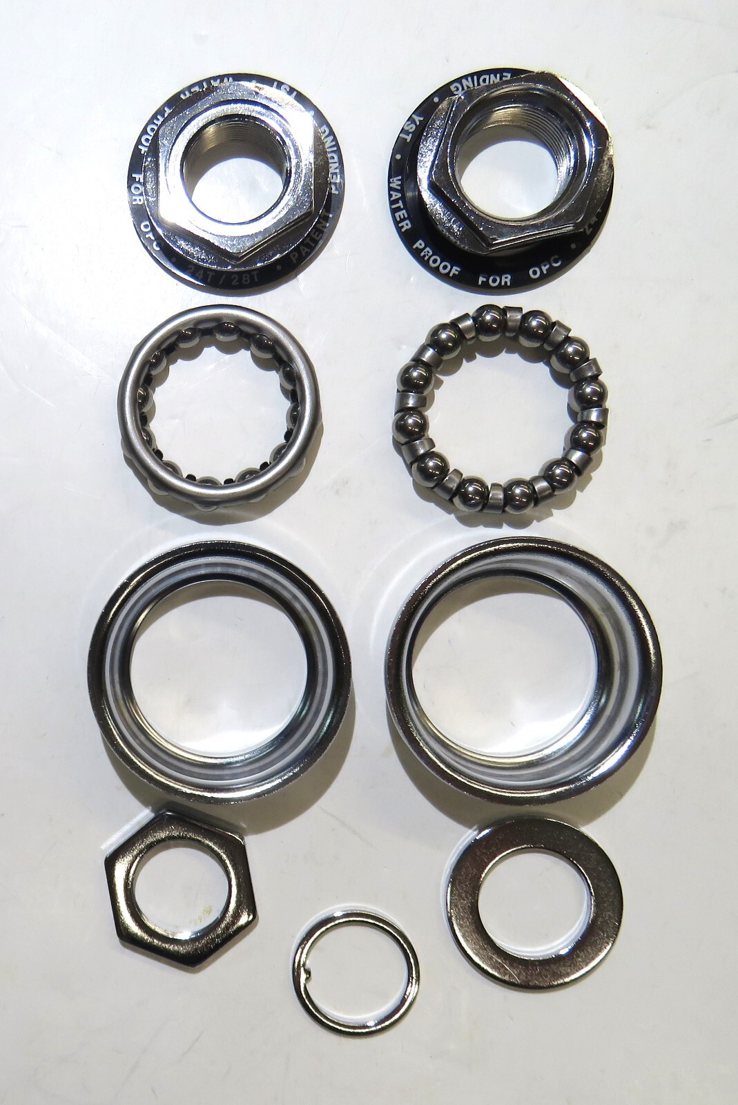 Bicycle Bottom Bracket Crank Parts for 1 Piece Cranks 24 TPI