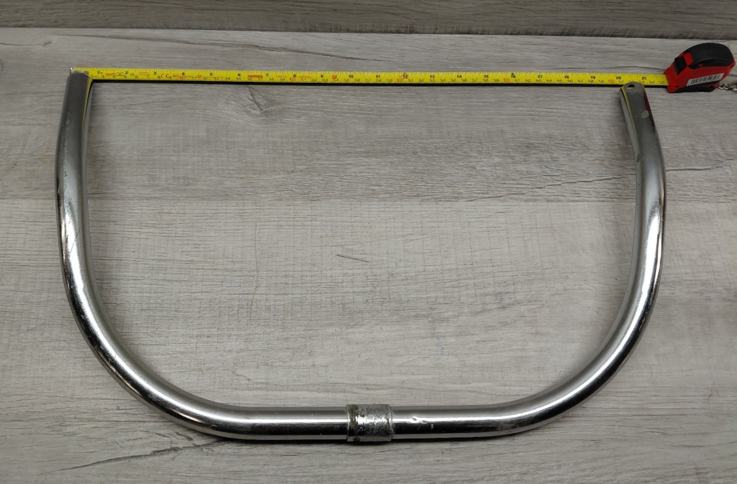 Vintage Steel Upright «U» Shaped Steel Bicycle Handlebar 20.5″ Wide 12″ Deep