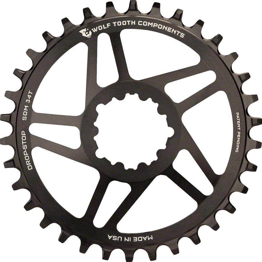 Wolf Tooth Direct Mount Chainring – 30t, SRAM Direct Mount, Drop-Stop, For SRAM