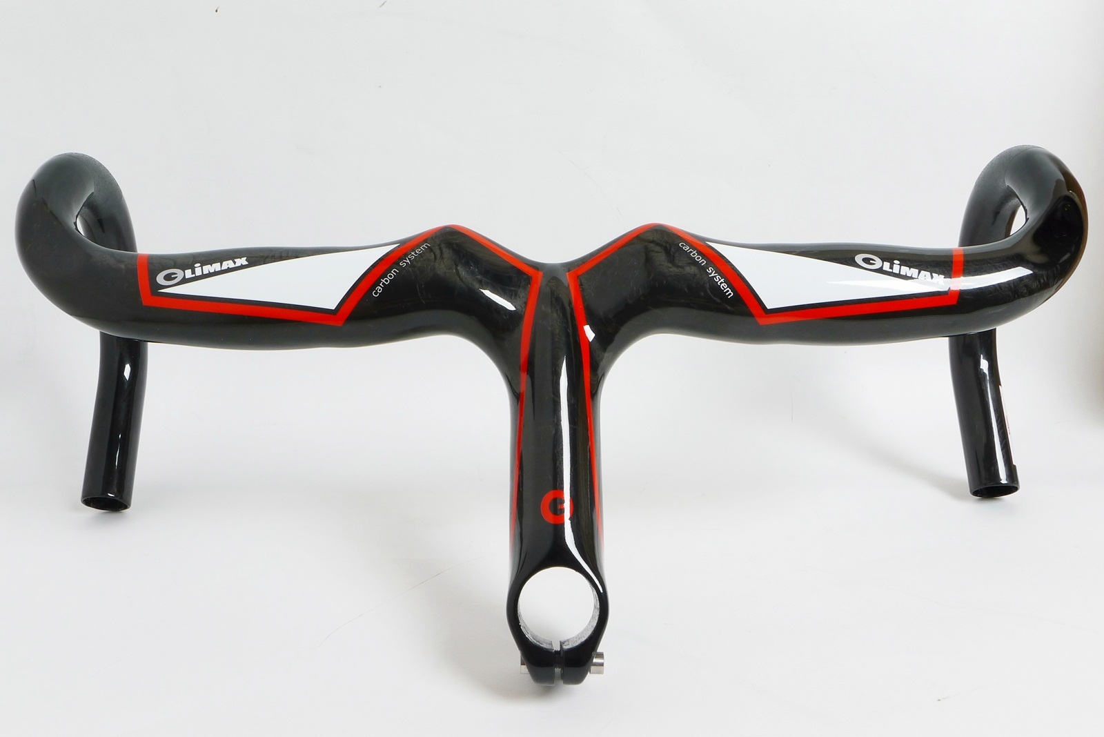 mr-ride 440x120mm 340g Climax 3K Carbon Integrated Handlebar stem HR03A Black