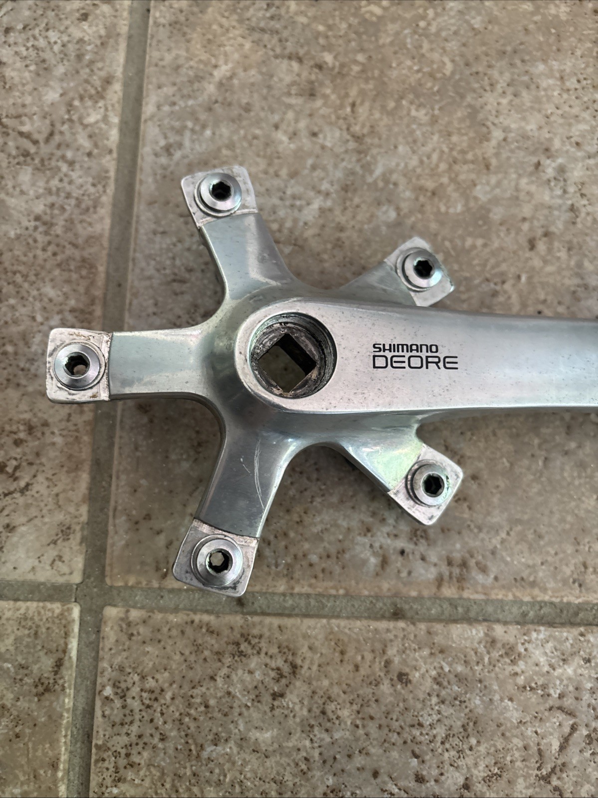 Shimano Deore FC—MT60 175mm Crank Arms 110bcd Triple Vintage Square Taper