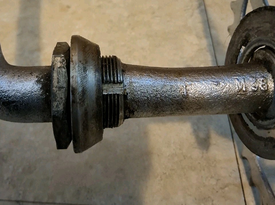 Vintage Steel Sprocket 36 Tooth With Crank Arms And Pedals Swinger Muscle Bike