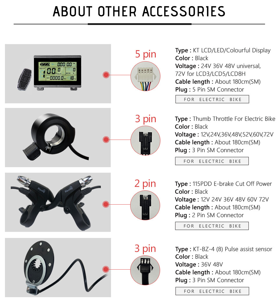 48V 1000W 1500W 72V 3000W Fat E-bike Snow Brushless Non-Gear Rear Rotate Motor
