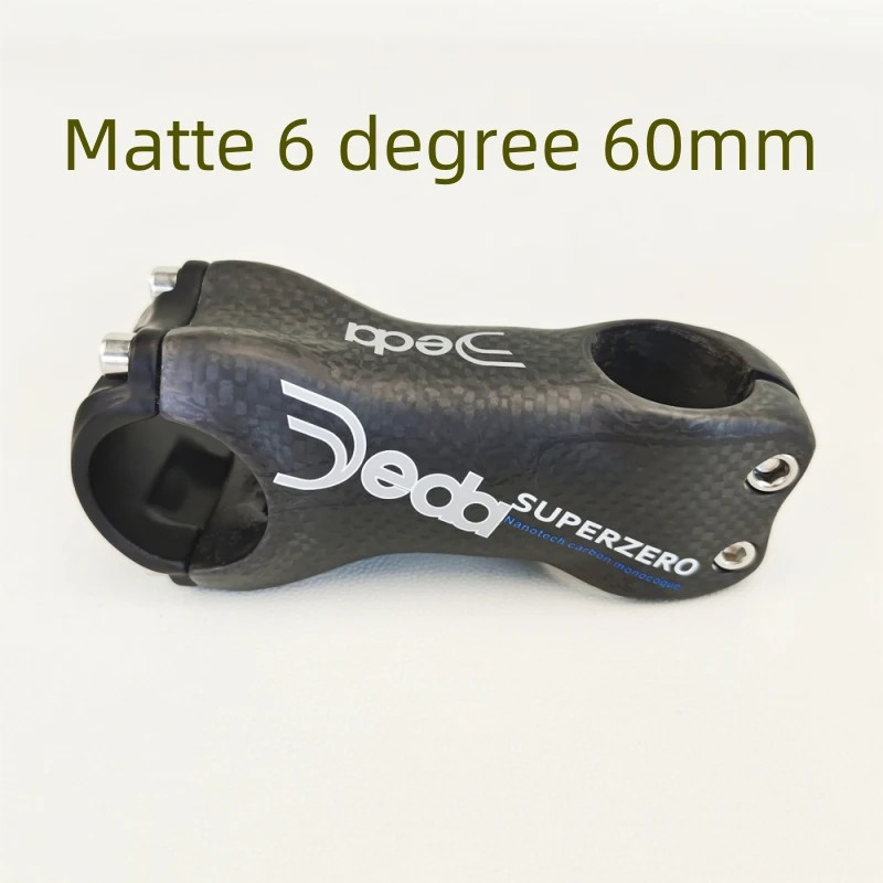 Full Carbon Fiber Mountain Road Bike Stem 31.8*60-120mm 6/17 Degrees Bike Parts