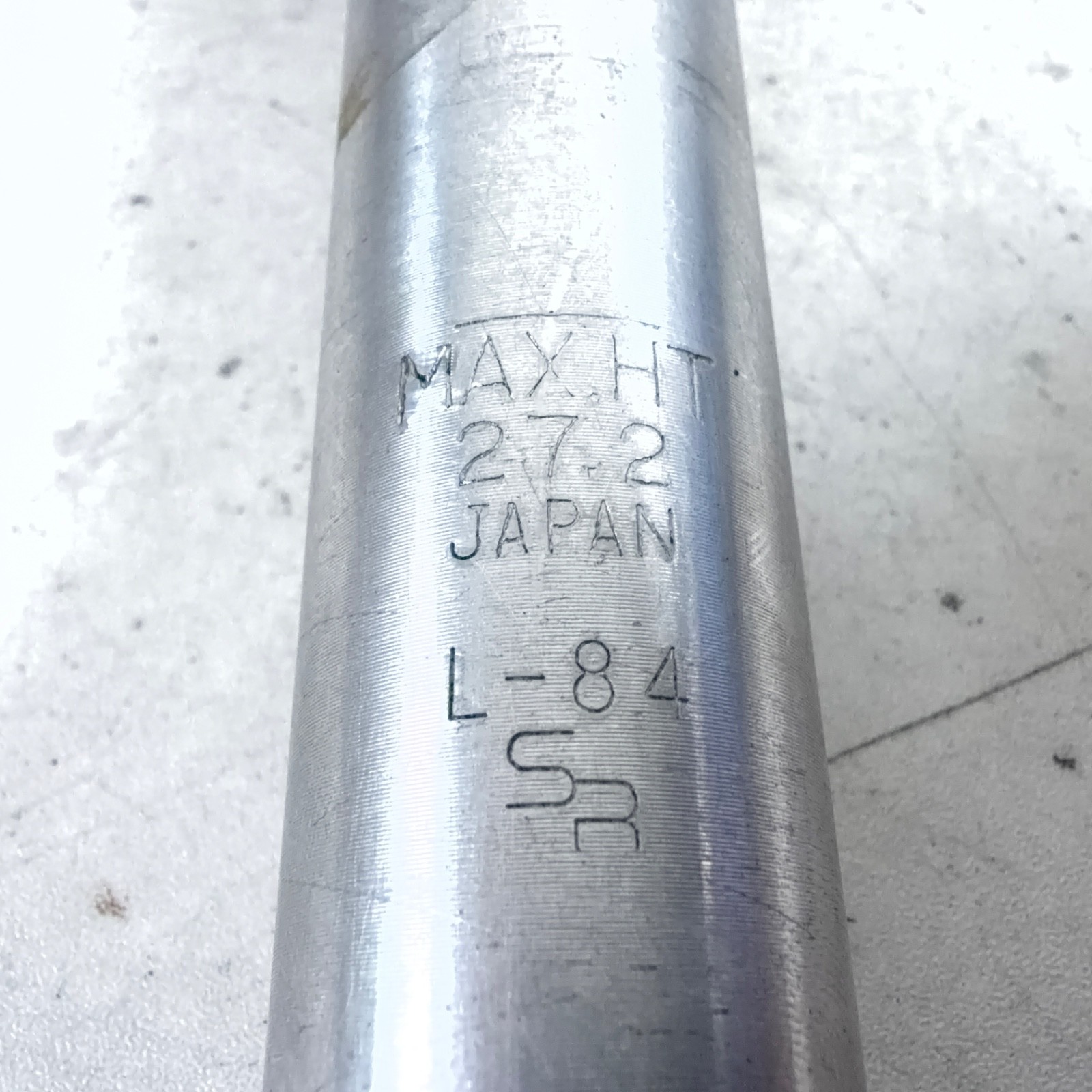 Vintage Sakae SR Japan Laprade Adjustable Seatpost Fluted Ø26.8/195mm Alloy 1984