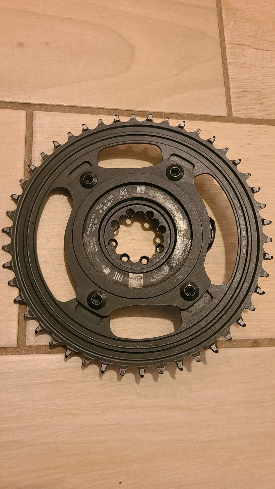 SRAM Red Force Quarq Power Meter Spider + X-Sync 46t Chainring Gravel 12/13 XPLR