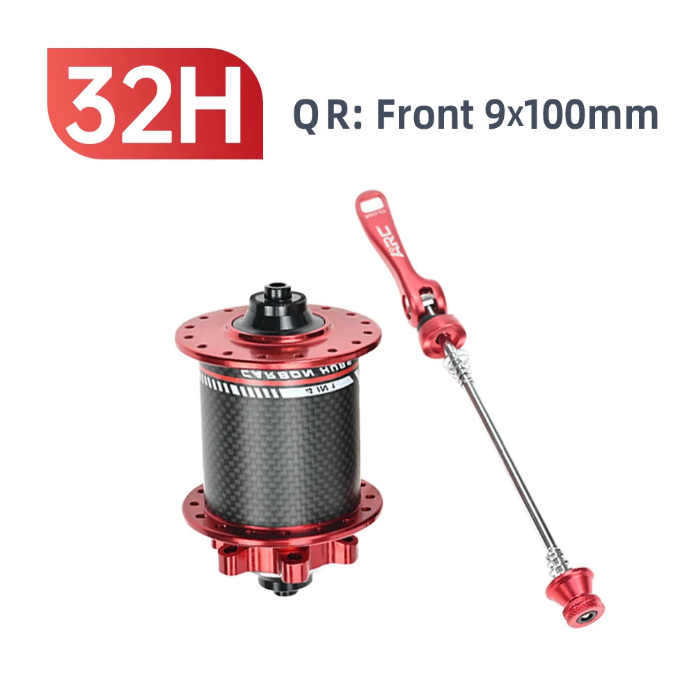Carbon Fiber 6 Pawls 114 Clicks Mountain Bike Hub Lightweight Bike Hubset 8-12Ｖ