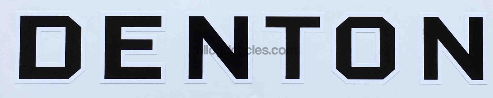 DENTON Downtube decal