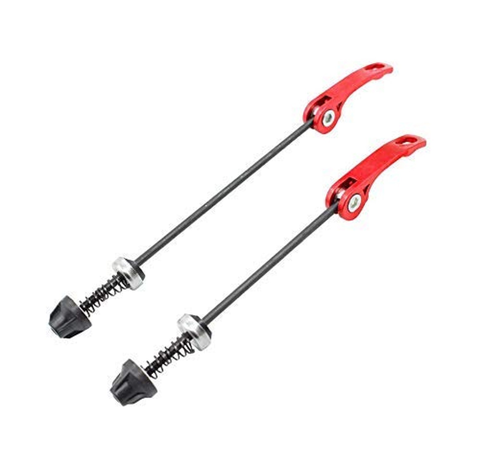 Bike Skewer Quick Release Mountain Bike Road City Bike 145/185 mm, Black Pole