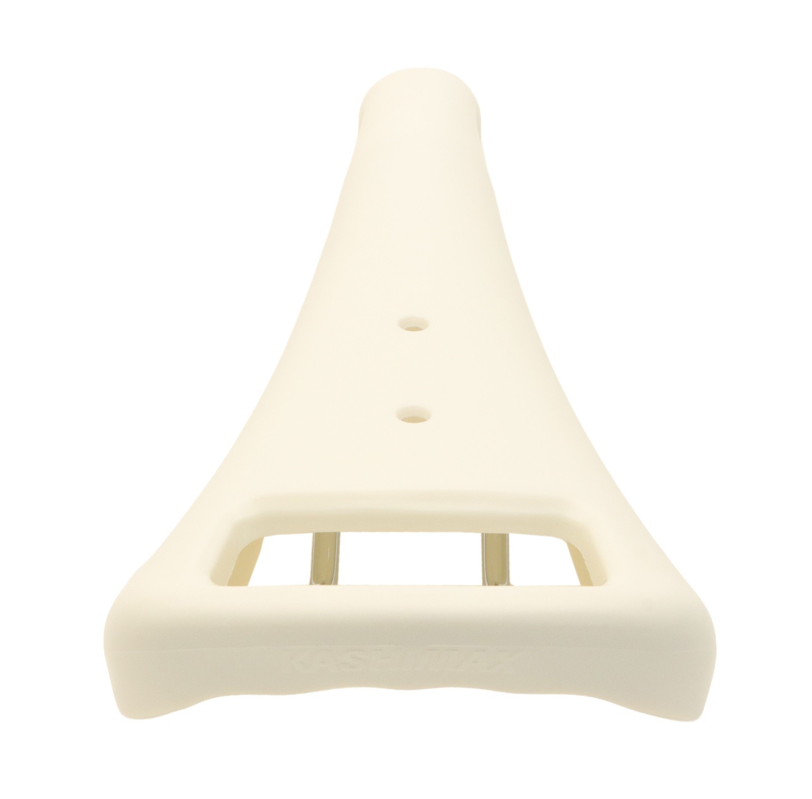 Kashimax FS Handler Saddle Non-Padded Steel Rails Nylon White /w Handle NOS NEW