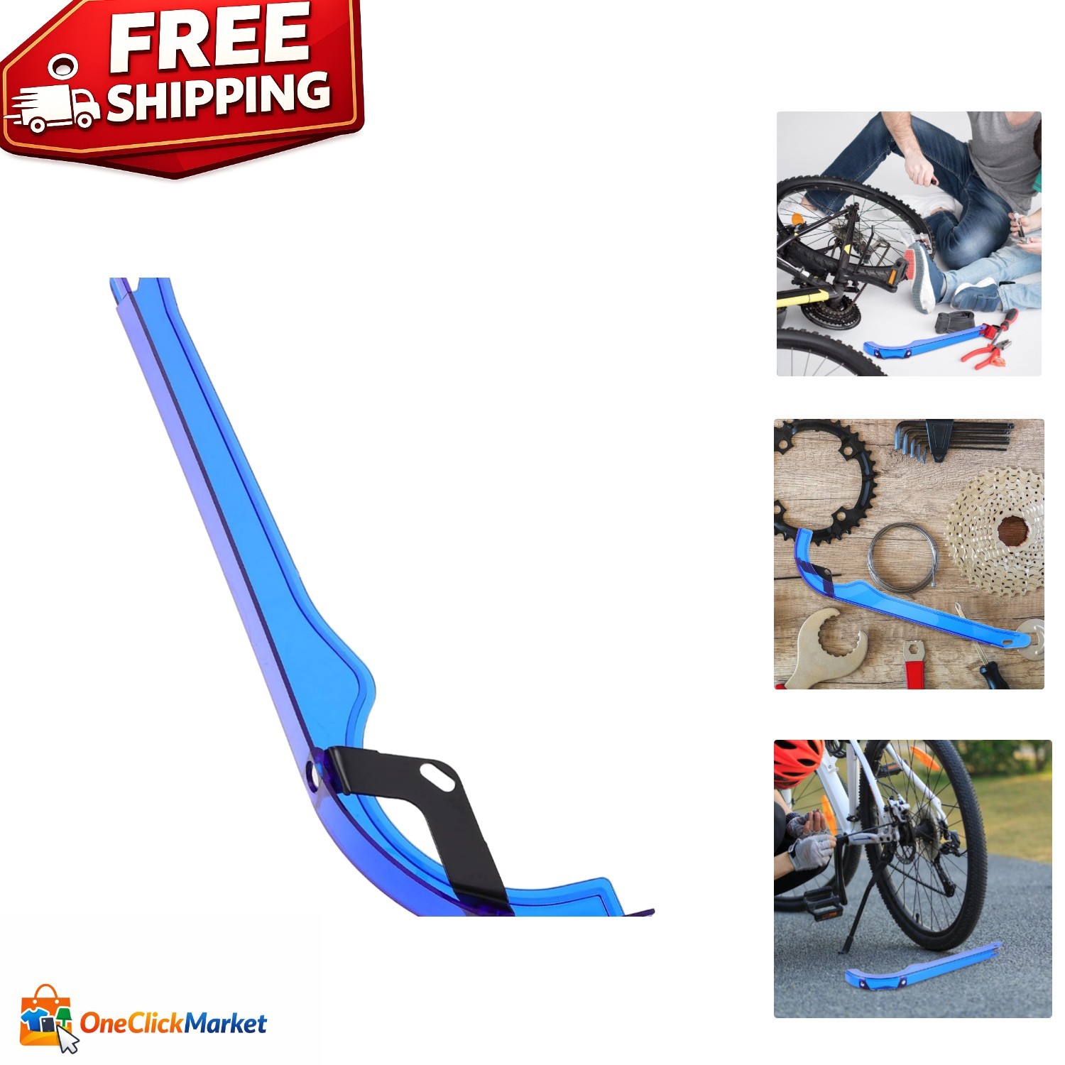 Universal 20in Bike Chain Guard – Stain-Free Protection for All Bicycles