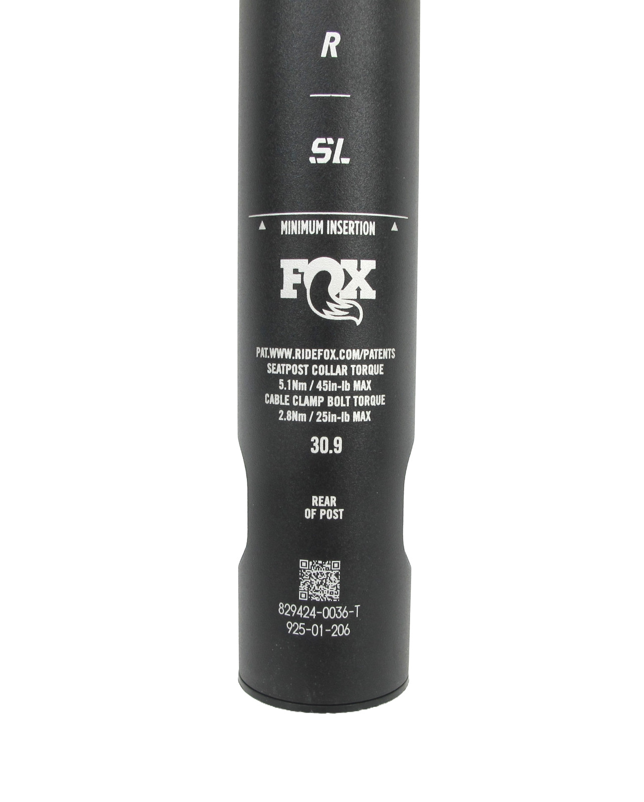 FOX Transfer SL 30.9 75mm Factory Dropper Seatpost Internal $399 MSRP