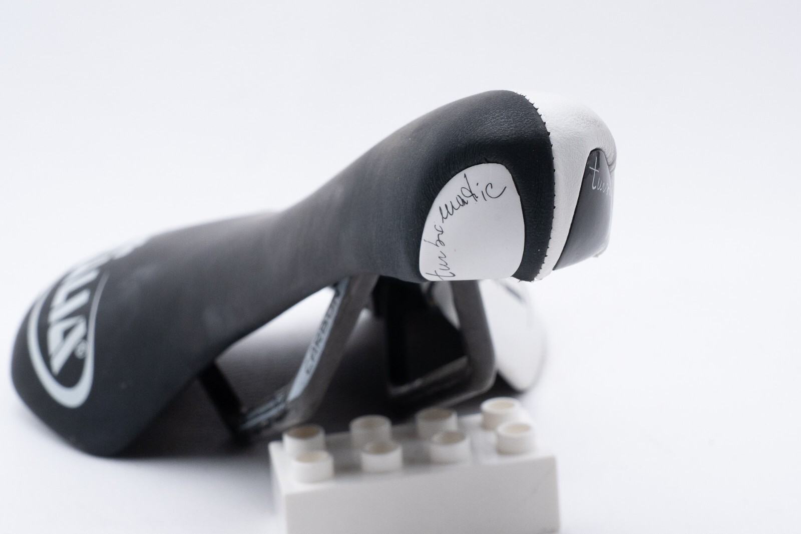 NOS SELLE ITALIA TURBOMATIC CARBON BLACK VINTAGE SADDLE SEAT RACING BIKE OLD