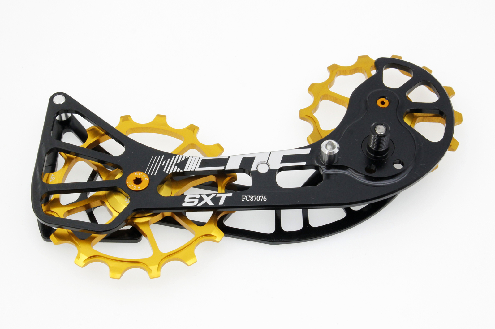 KCNC Sxt MTB Bike Oversized Pulley Wheel Cage For XTR M9000 XT M8000 In Gold