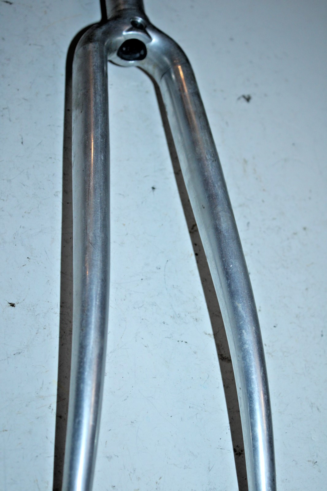 Vintage Road Hybrid Bike Fork 700c 1″ Threaded 177mm Silver Cafe Commuter Java ~
