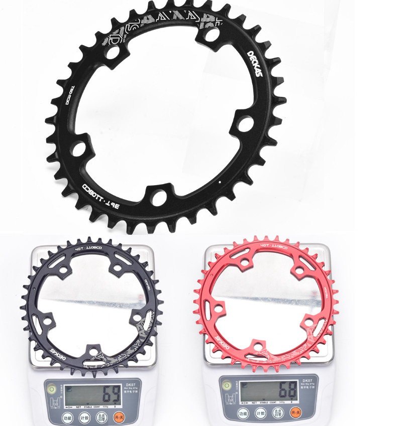 DECKAS 110BCD Chainring Narrow Wide Round Chain Ring 38 40 42 46 48 50 52 54T