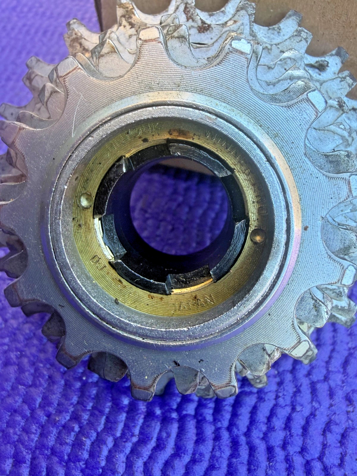 Suntour Winner Pro Freewheel 7 Speed Maeda 13-23T Silver 4 Prong Vintage 1980’s