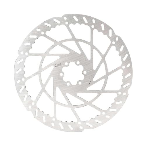 220mm Motorcycle Brake Disc – 2.3mm Thick Steel Rotor, 6‑Hole Design,