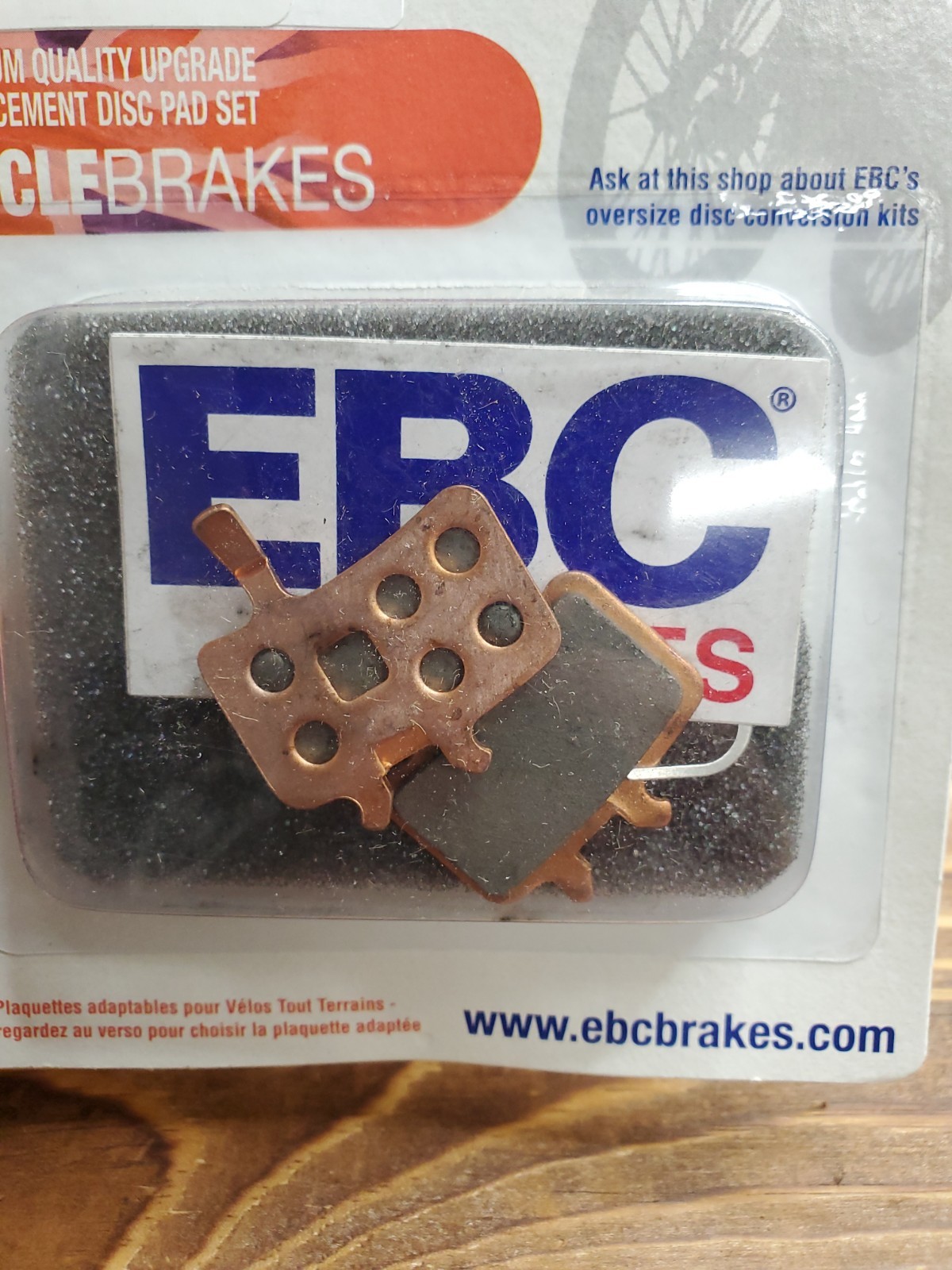 High-Performance EBC Disc Brake Pads for Avid Juicy & BB-7 | Sintered Bronze,