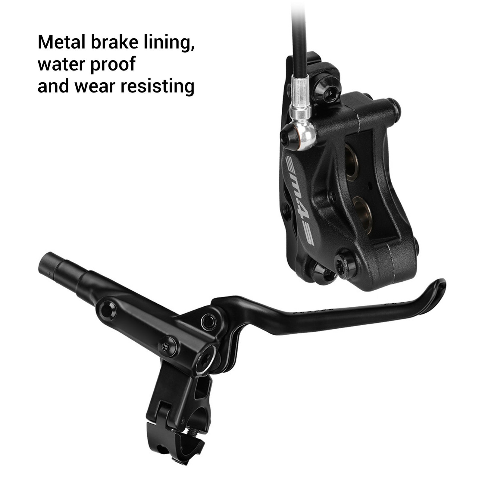 4 Piston Dual Drive Oil Brake 850mm Front 1550mm Rear Levers Hydraulic Disc PAHN