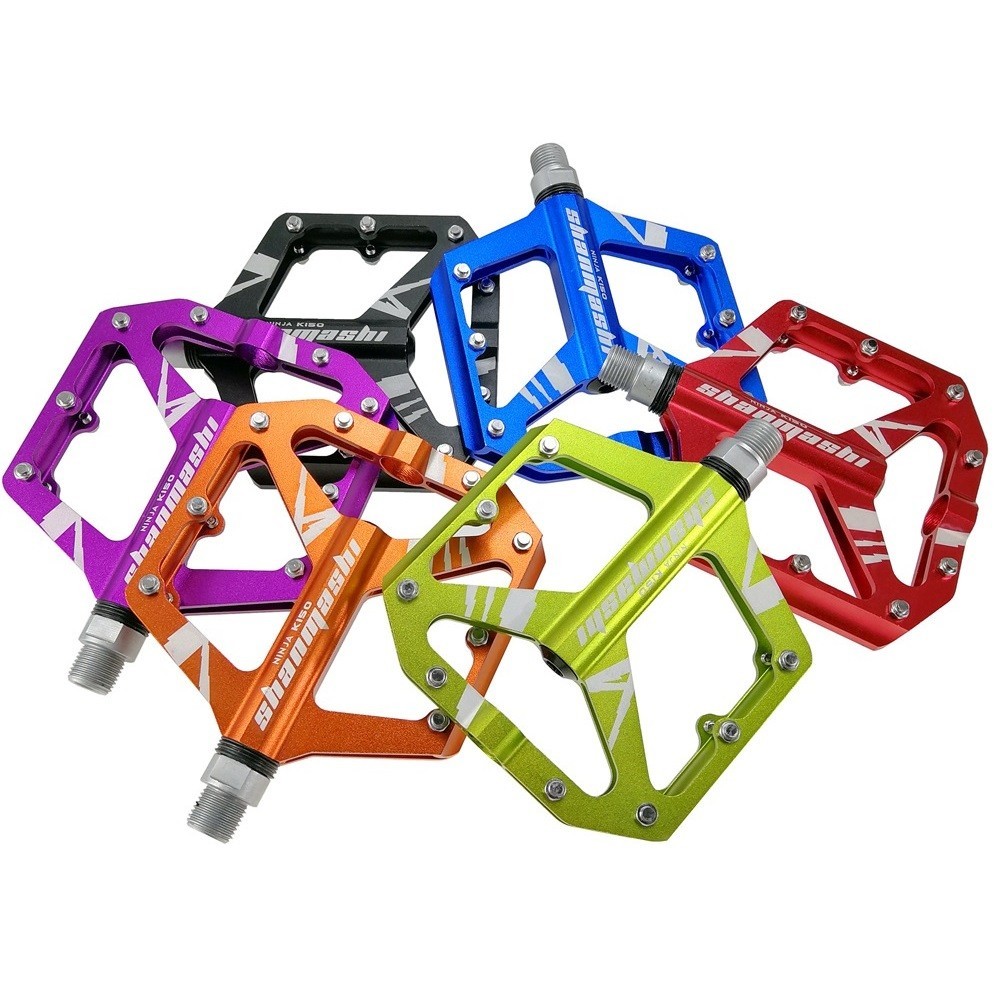 CNC Aluminum Road MTB Folding Bike Cycling Bicycle Pedal Flat Pedals Bearings