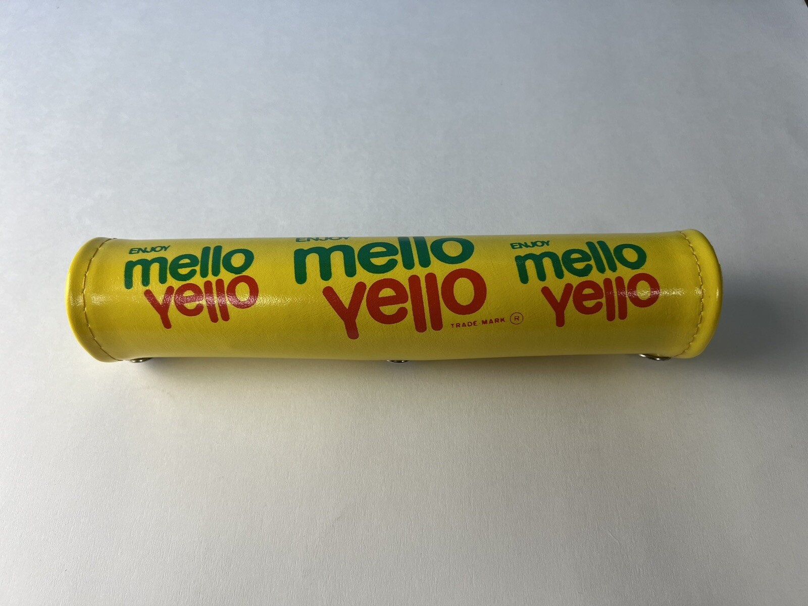 OLD SCHOOL BMX YELLOW ENJOY MELLO YELLO HANDLEBAR PAD VINTAGE NOS