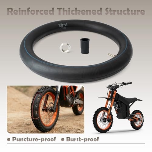 14″ Front Inner Tube Compatible with Tuttio Soleil01 Electric Dirt Bike, E