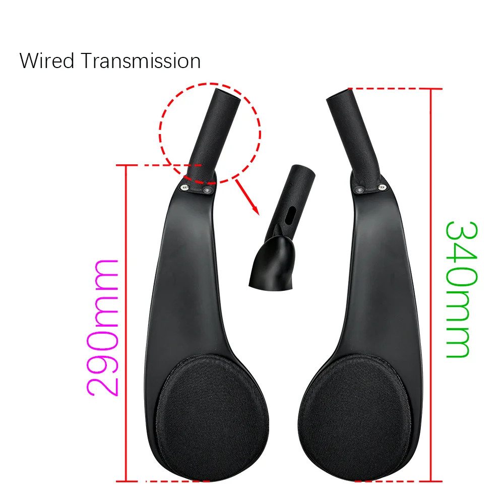 Carbon Fiber Bicycle TT Rest Handle Triathlon Time Trial Wired Transmission