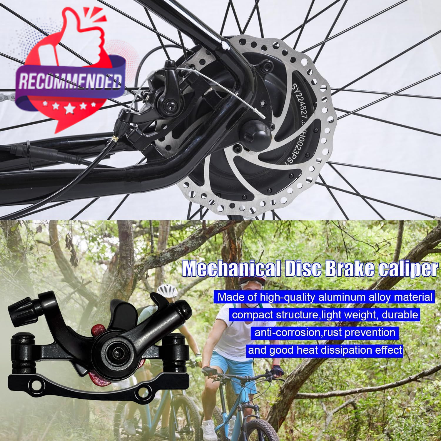 Bike Brakes Rear Front F180 R160 F160 R140 Black Model