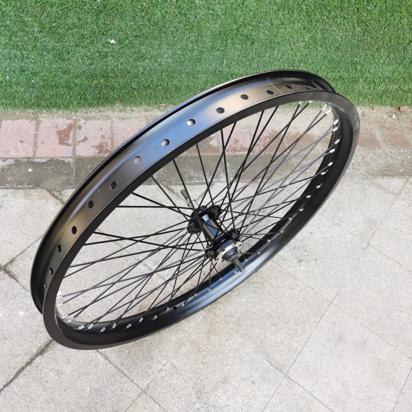 Heavy Duty 26″ Bike Wheel Set 12G & Freewheel & 1 1/8″ Threadless Bicycle Fork