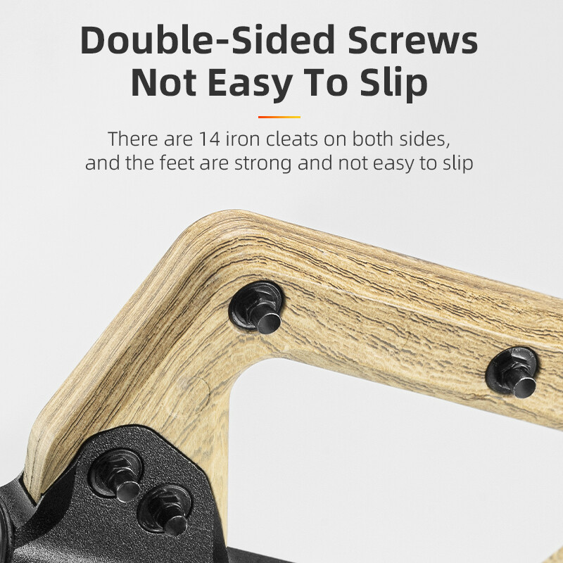 ROCKBROS Aluminum Nylon Bike Pedals Wood Grain Bearing Anti-Slip Bicycle Pedals