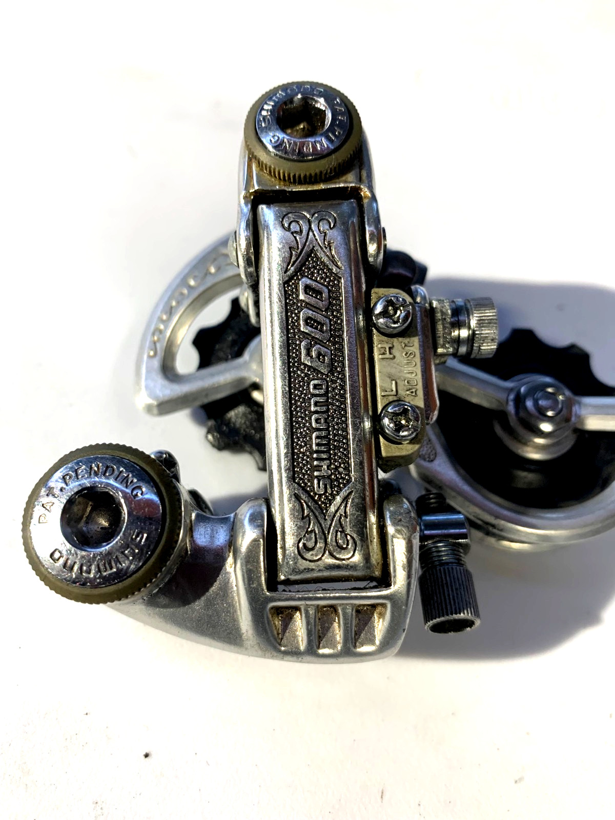 Vintage SHIMANO 600 ARABESQUE Short Cage Rear Derailleur 6 Speed Nice