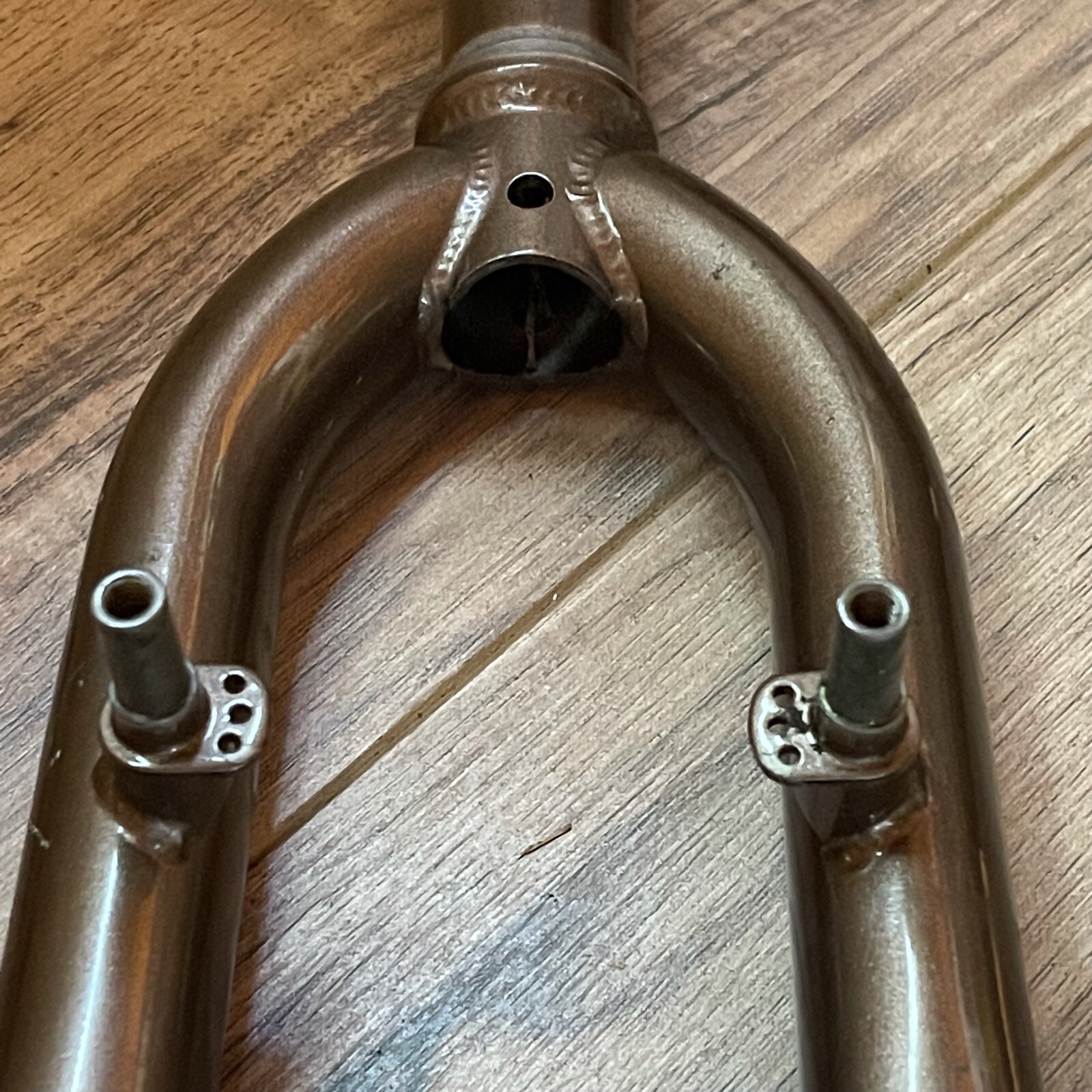 Brown 700C Hybrid Fork 1 1/8 Threadless 176 Steerer 405 AtoC Rim Brake