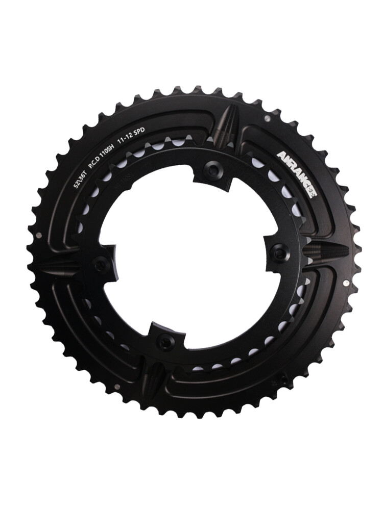Anrancee Double Chainring 4 Arm for SHIMANO 5800 R7000 R8000 R8100 Bicycle Crown