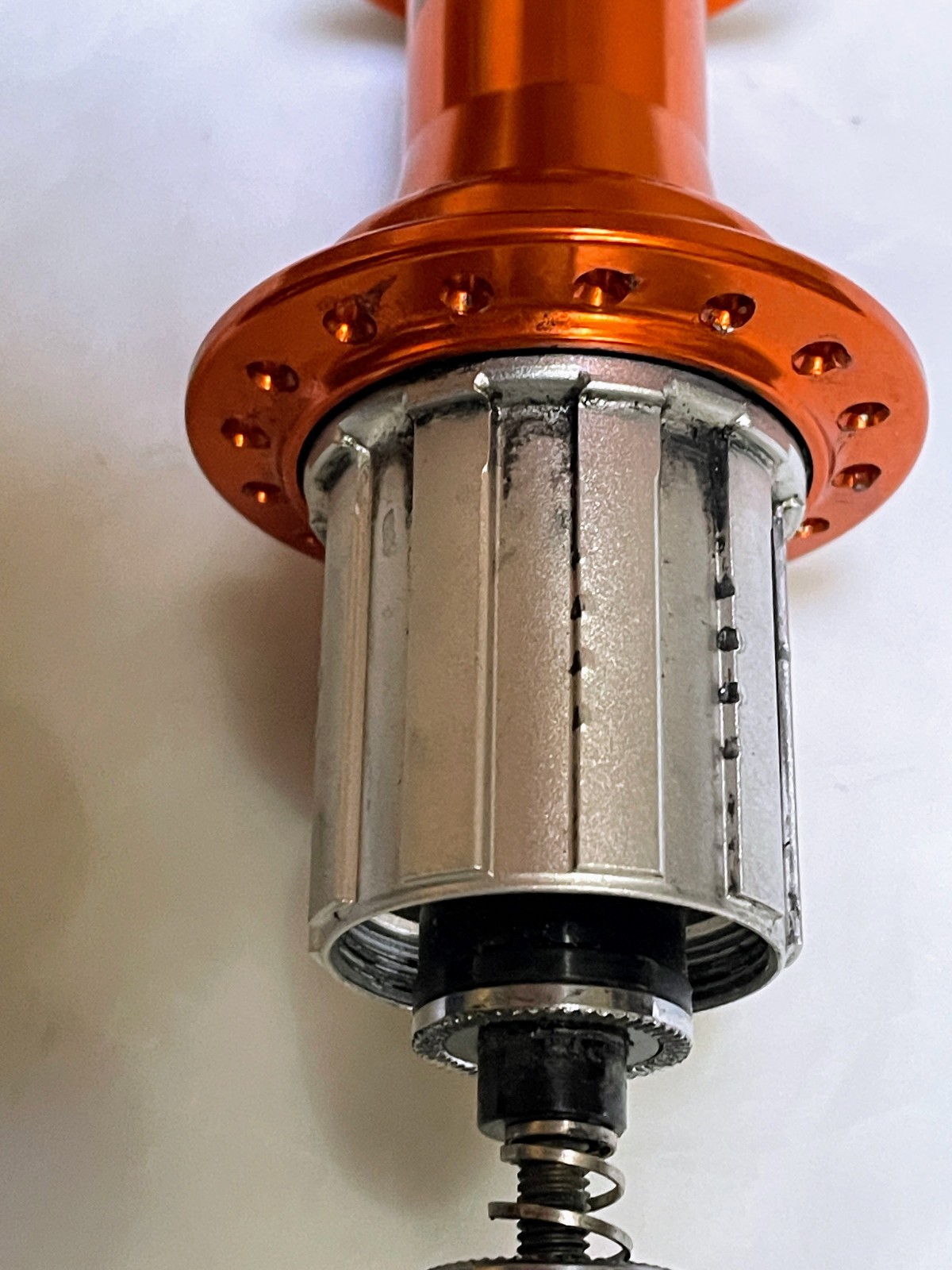 Circus Monkey Orange Hub Set 100/130mm QR 32-h