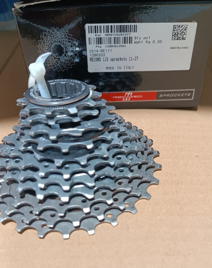 Campagnolo Record 11-Speed 11-27T Bicycle Cassette – Silver