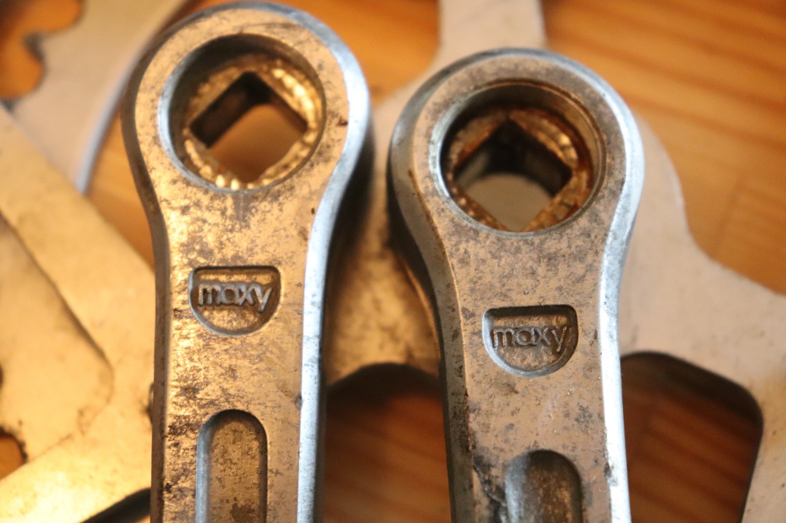 Vintage Sugino Maxy Crank Set 3 Arm 171 mm Forged Alloy 70s Race Eroica