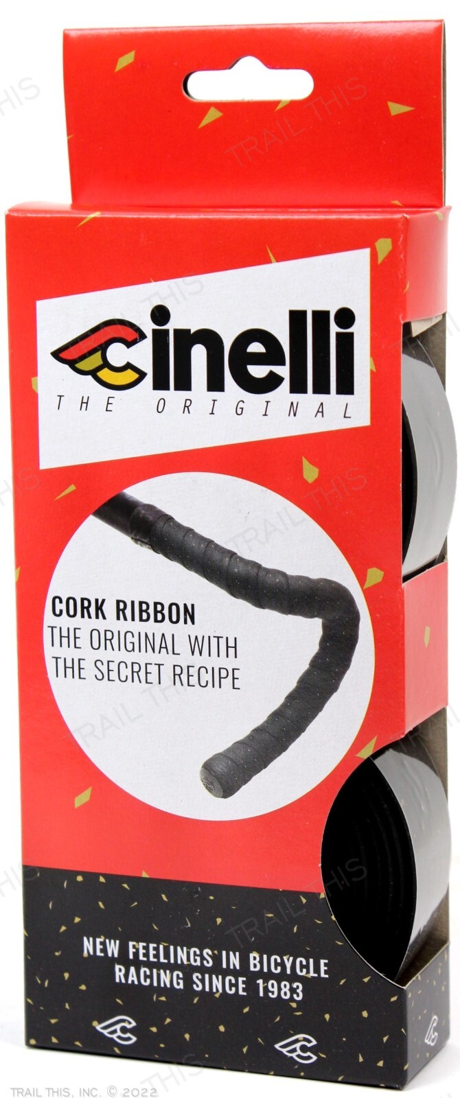 Cinelli Cork Ribbon Road Bicycle Drop Bar / Handlebar Tape – Black