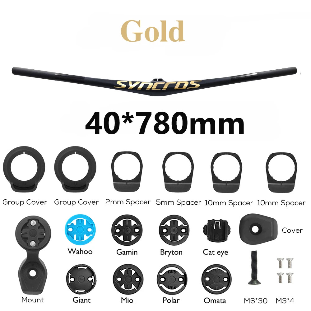Carbon MTB Integrated Cockpit Handlebar Lightweight Enduro Bike Riser Flats Bar