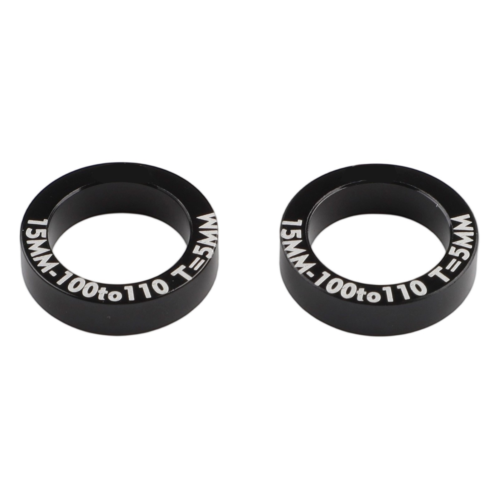 1 Pair Aluminum Bicycle Hub Conversion Spacers Boost Hub Gaskets Kit Black/Red