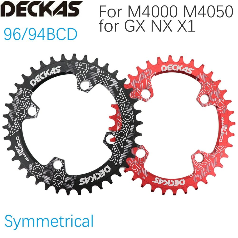 Deckas MTB Bike 94+96 BCD Chainring Bicycle Chainwheel For M4000 GX NX X1 Crank