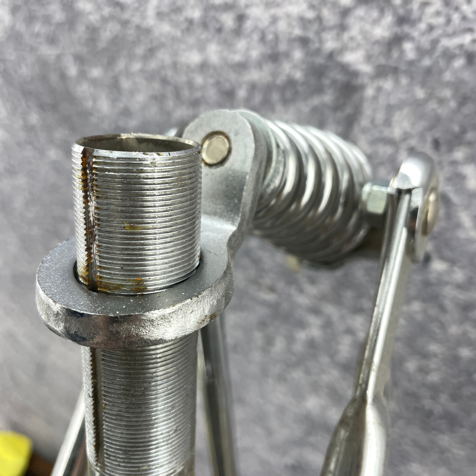 Springer Fork 26 x 1 in Threaded Chrome Spring Chopper Lowrider Vintage Rat Rod