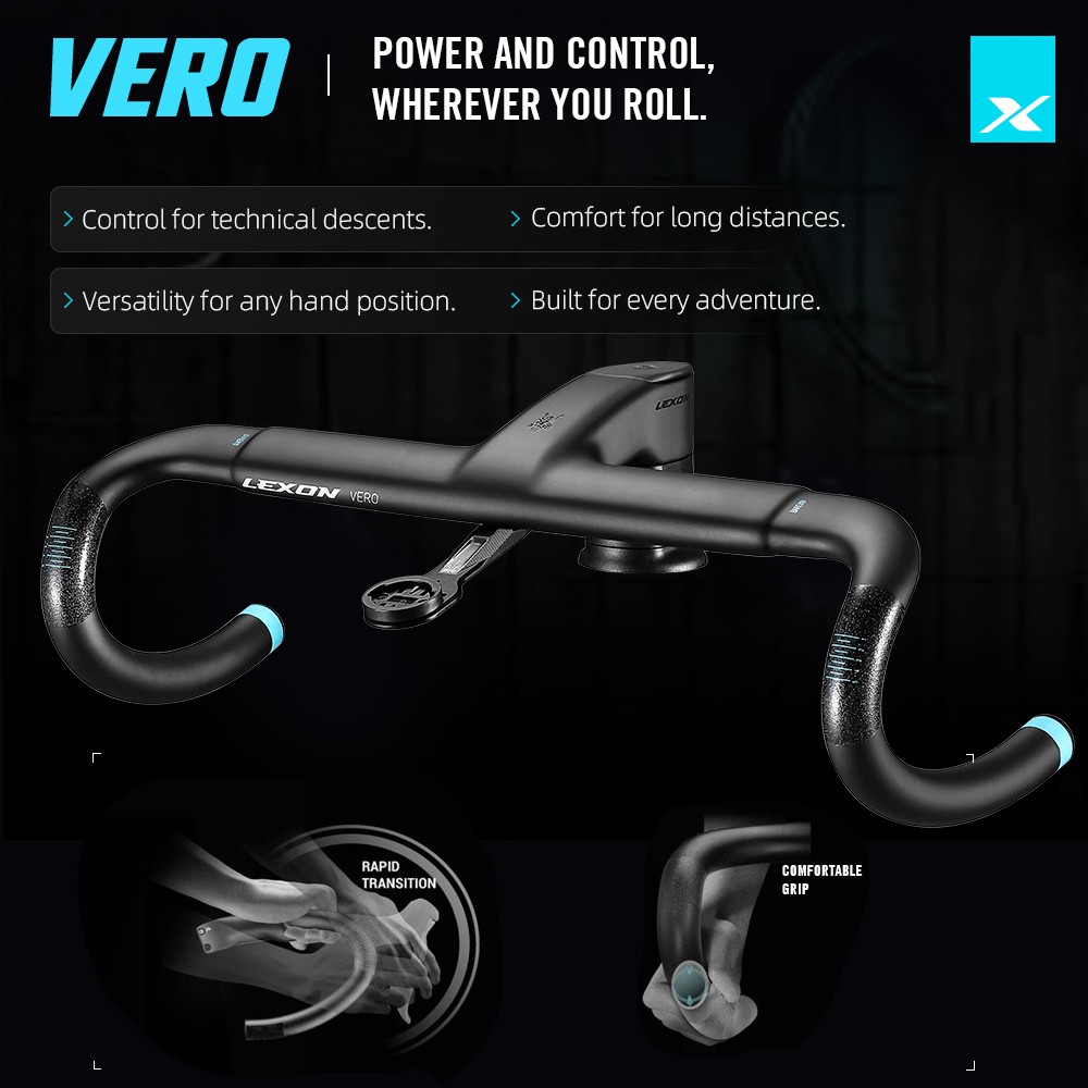 T1000 Integrated Carbon UD Road Bike Handlebar with Full Inner Cable Racing Handlebars