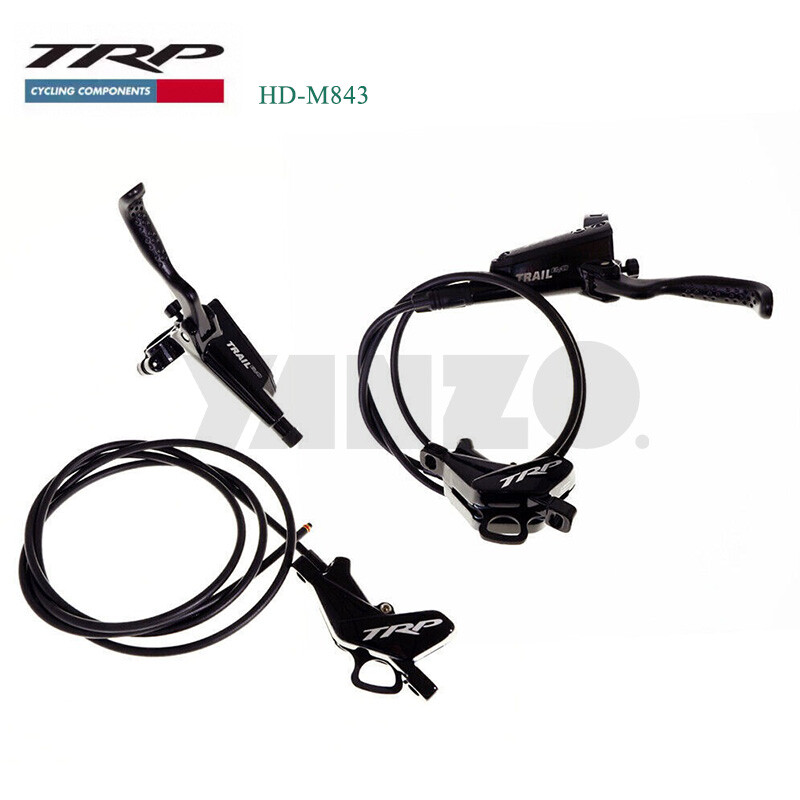 TRP TRAIL EVO HD-M843 4 Piston Hydraulic Disc Brake Set Front Rear Enduro E-Bike