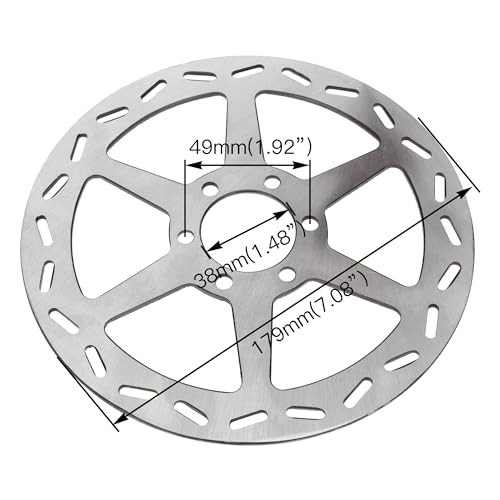 180mm Mini Bike Disc Brake Rotor with Pads Replacement for Baja disc brake