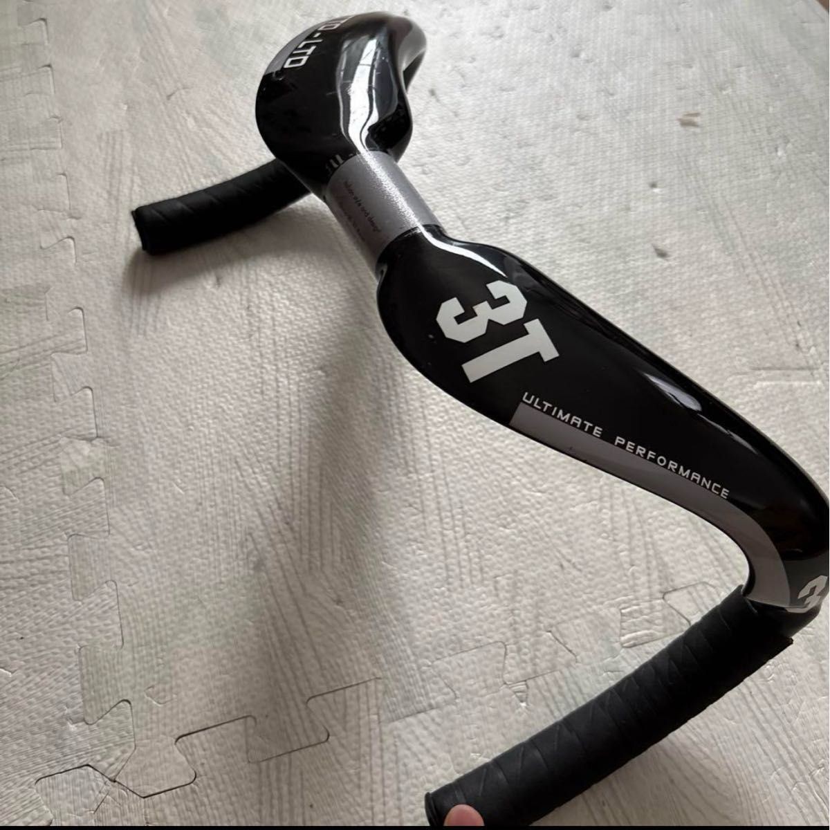 3T Scatto LTD Carbon Track Handlebar 370mm Pisto Fixed Gear Drop Bar Japan